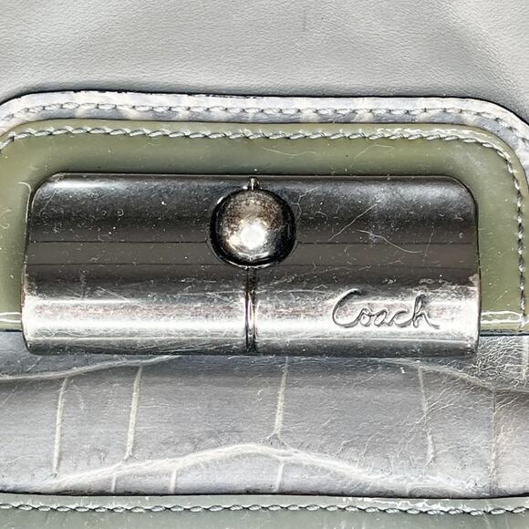 Coach Gray Shoulder Bag - Picture 4 of 13